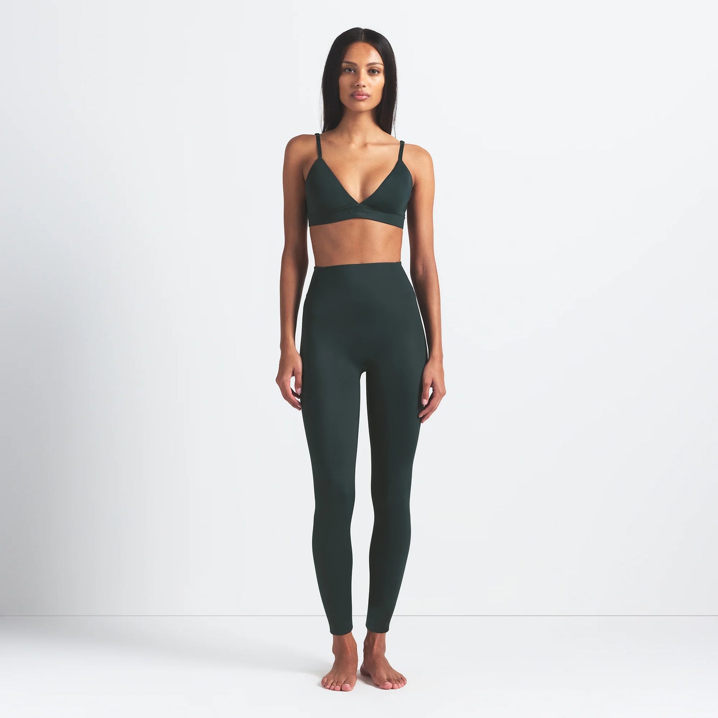 NikeSKIMS SHINE BONDED WAIST 26" LEGGING | DARK TEAL