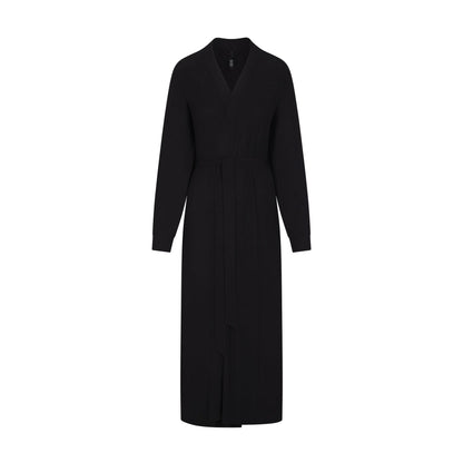 SOFT LOUNGE LONG ROBE | ONYX