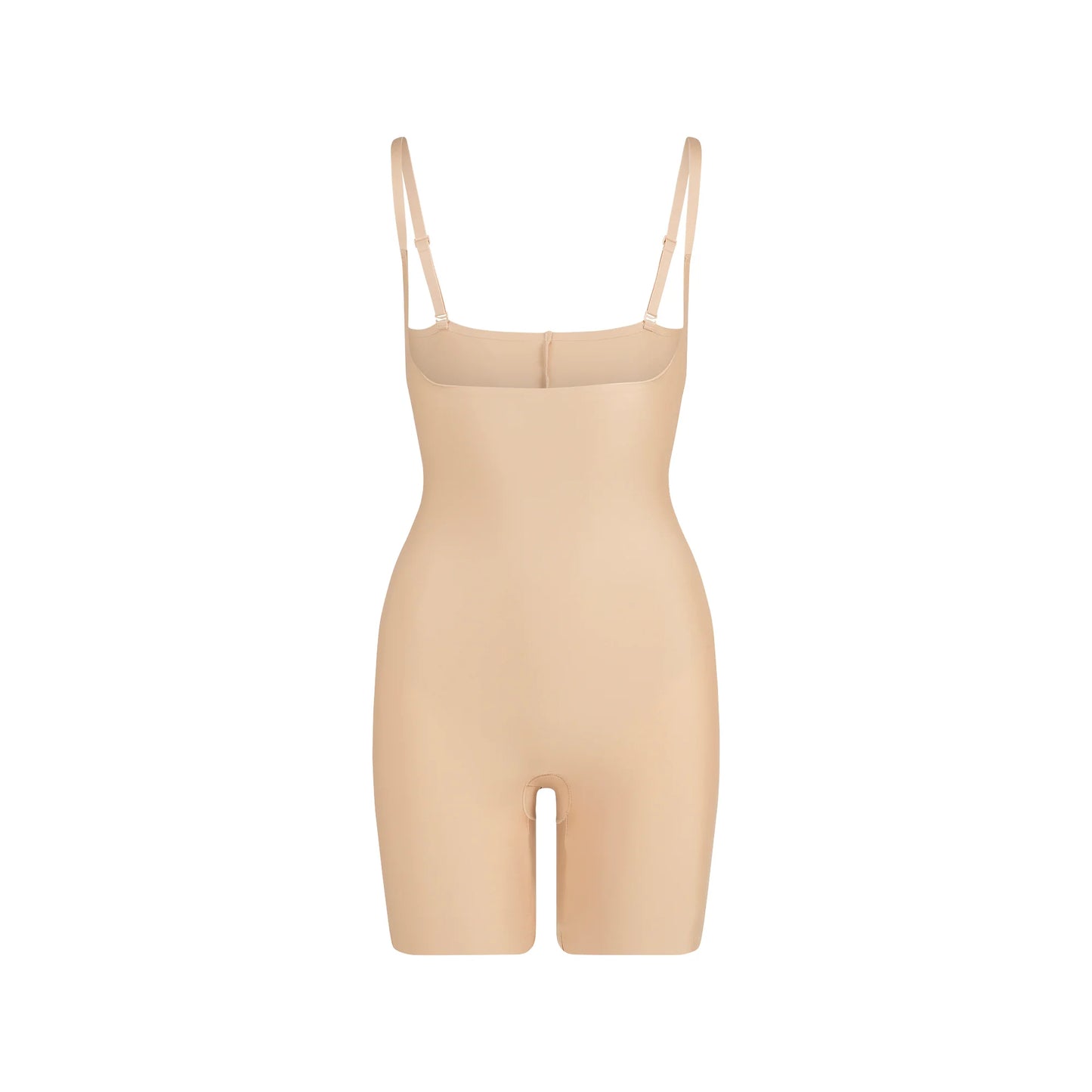 SKIMS BODY CORE SCULPT OPEN BUST MID THIGH BODYSUIT | CLAY