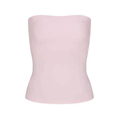 COTTON JERSEY TUBE TOP | CHERRY BLOSSOM
