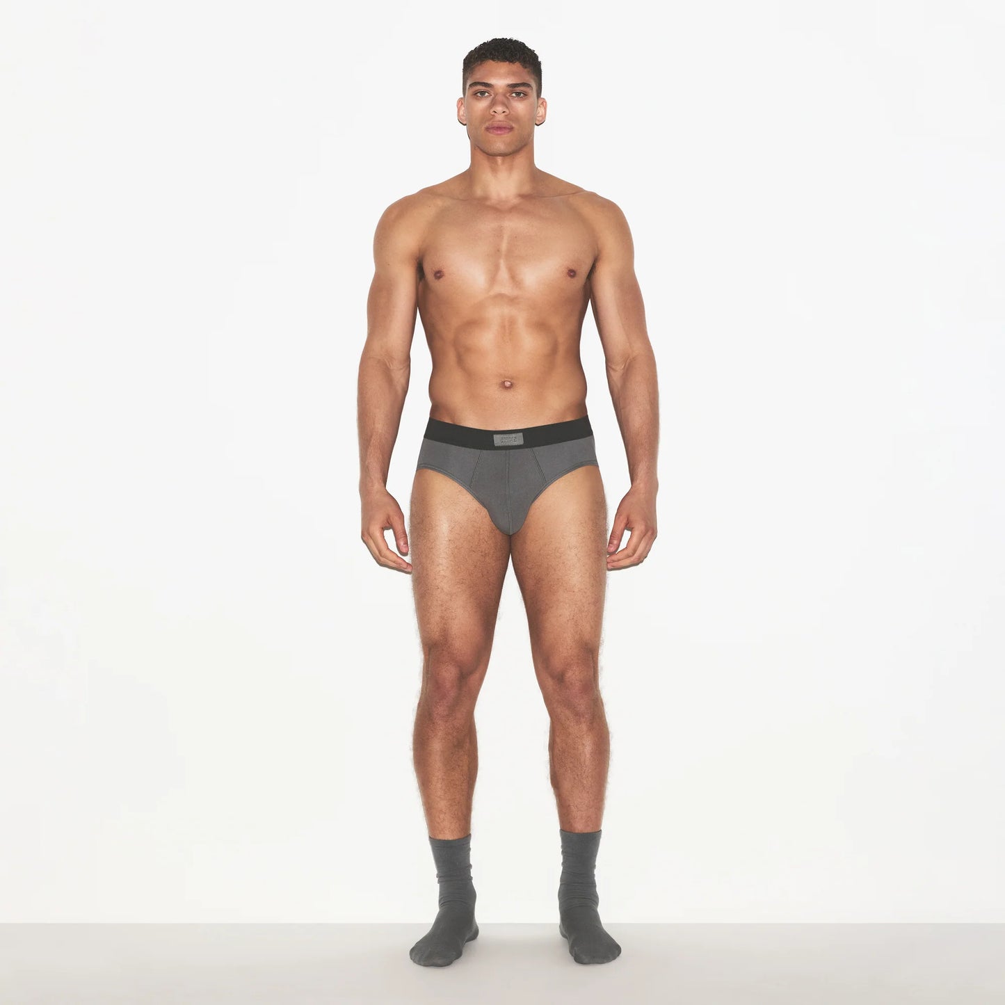 SKIMS COTTON MENS BRIEF 3-PACK | HEATHER MULTI