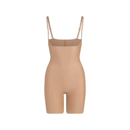 SKIMS BODY CORE SCULPT OPEN BUST MID THIGH BODYSUIT | SIENNA