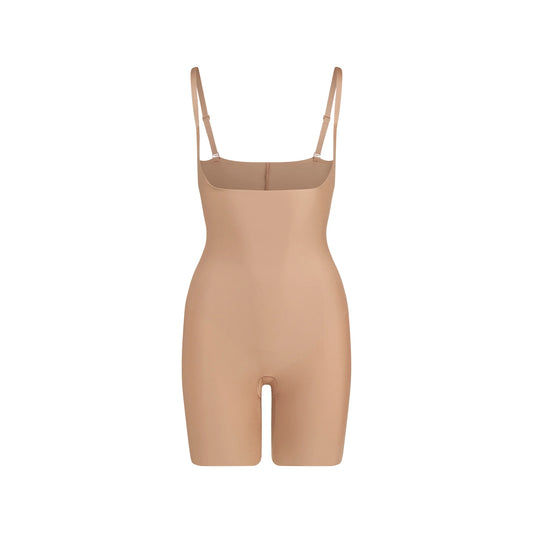 SKIMS BODY CORE SCULPT OPEN BUST MID THIGH BODYSUIT | SIENNA