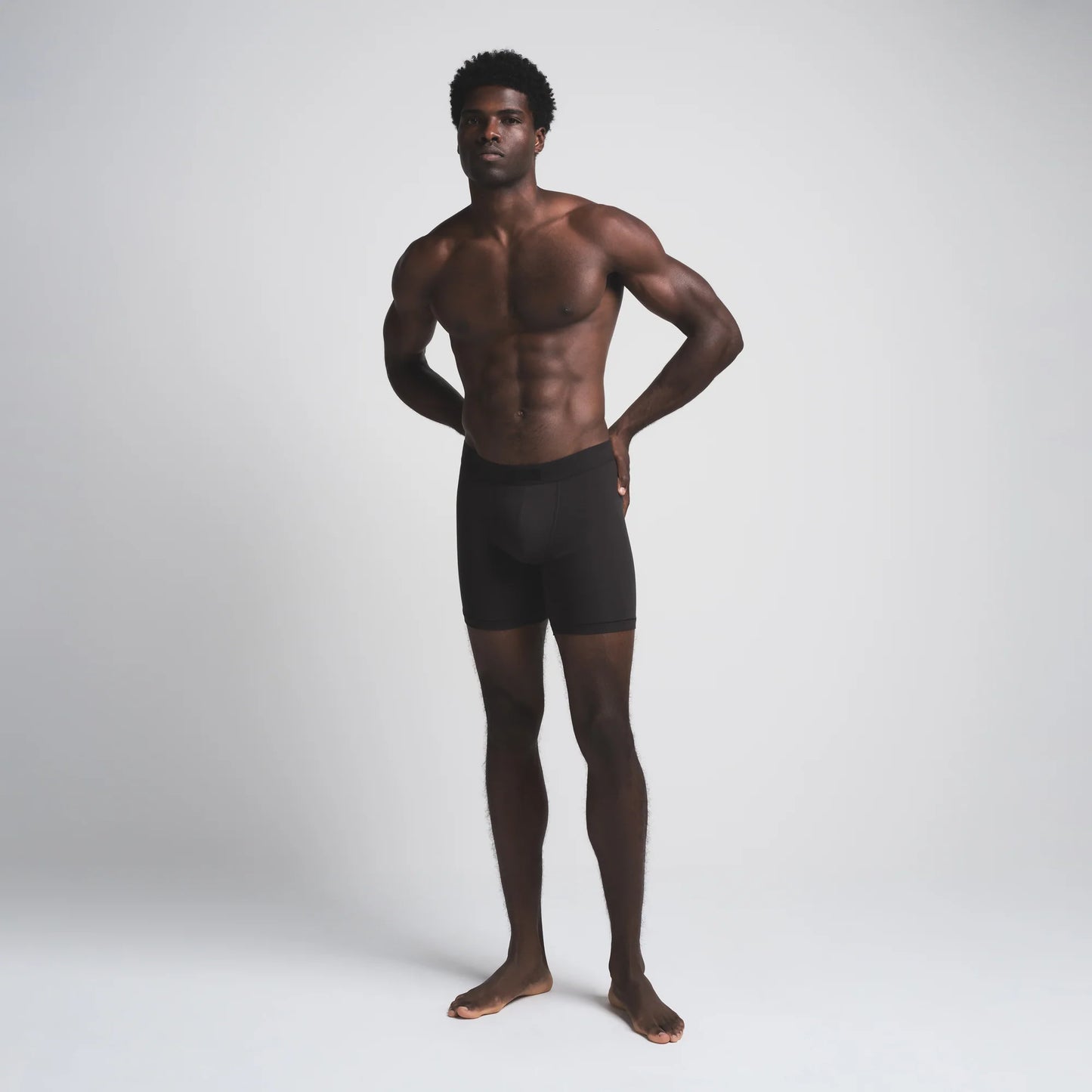 SKIMS COTTON MENS 5" BOXER BRIEF 5-PACK | ONYX