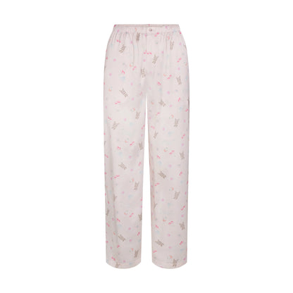 WOVEN SHINE LONG SLEEP SET | BARELY PINK SNACK BAG