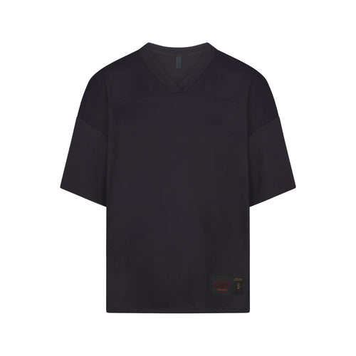 NikeSKIMS AIRY V-NECK OVERSIZED TOP | OBSIDIAN