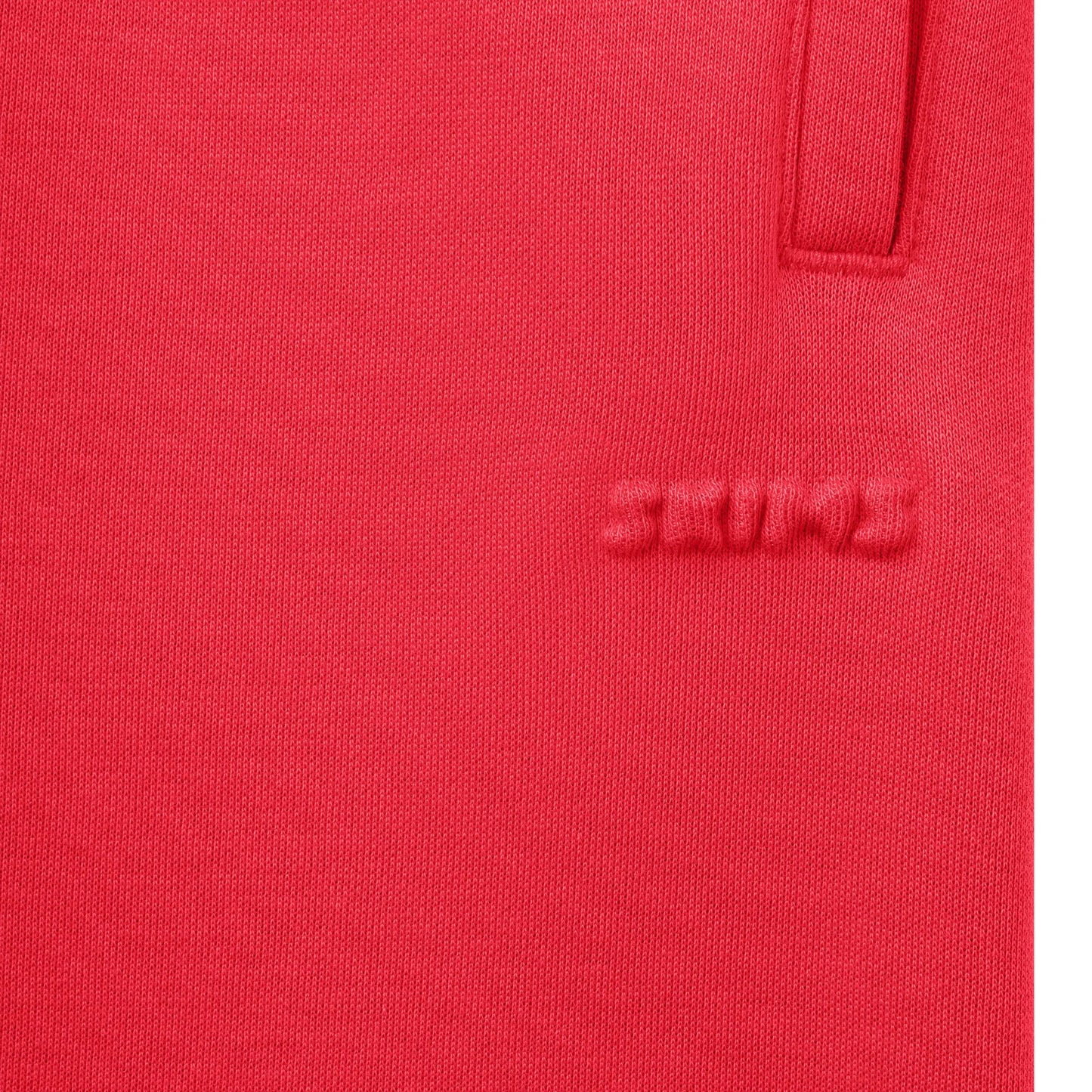 COTTON FLEECE CLASSIC SHORT | WASHED RED