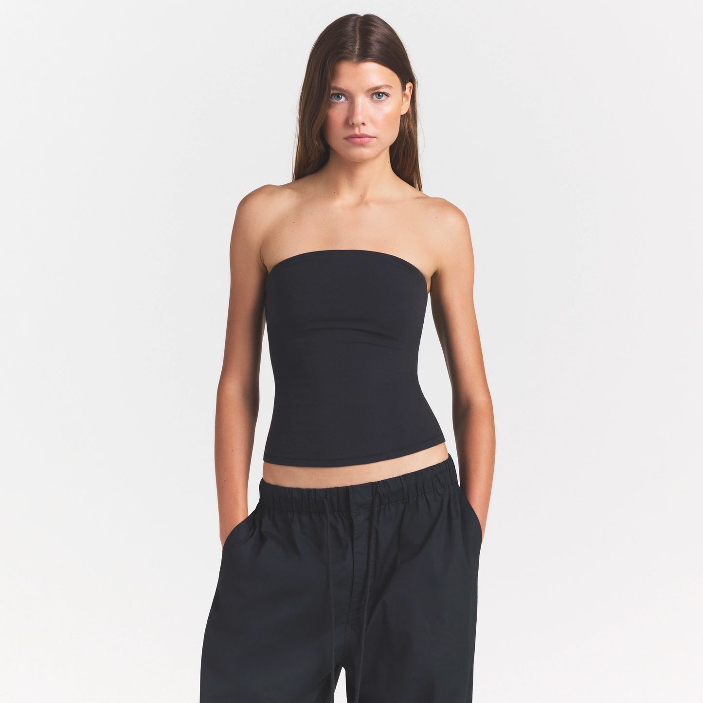 COTTON JERSEY TUBE TOP | SOOT