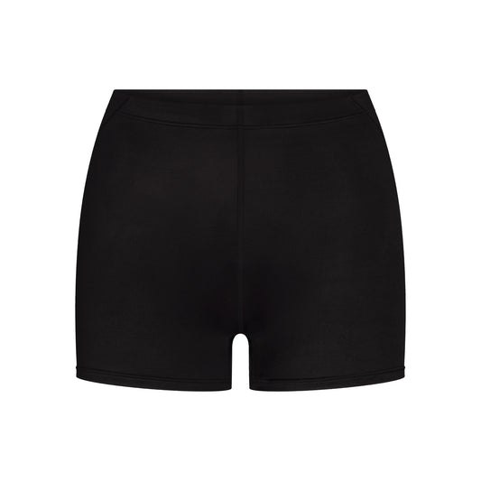 NikeSKIMS SATIN SHINE DRAWCORD 2" SHORT | OBSIDIAN