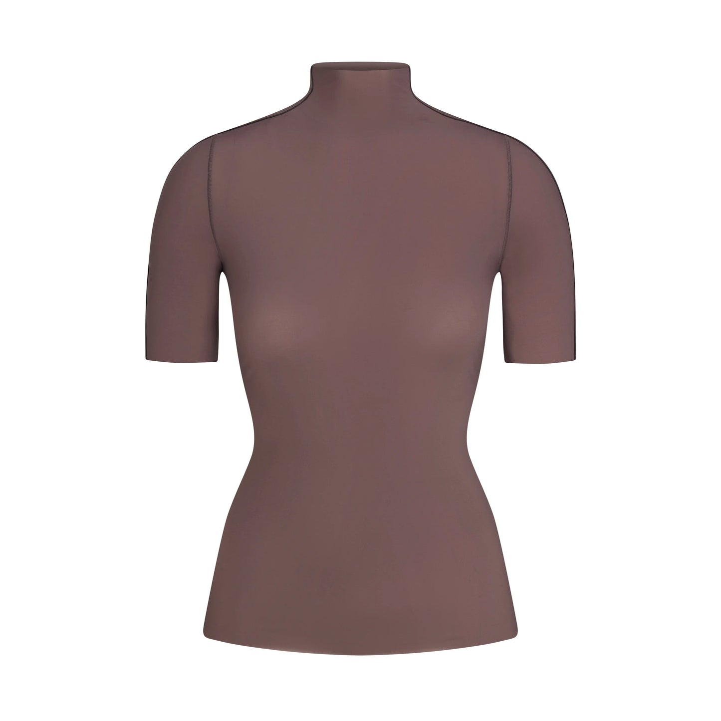 NikeSKIMS WEIGHTLESS LAYERS MOCK NECK SHORT SLEEVE T-SHIRT | RESIN