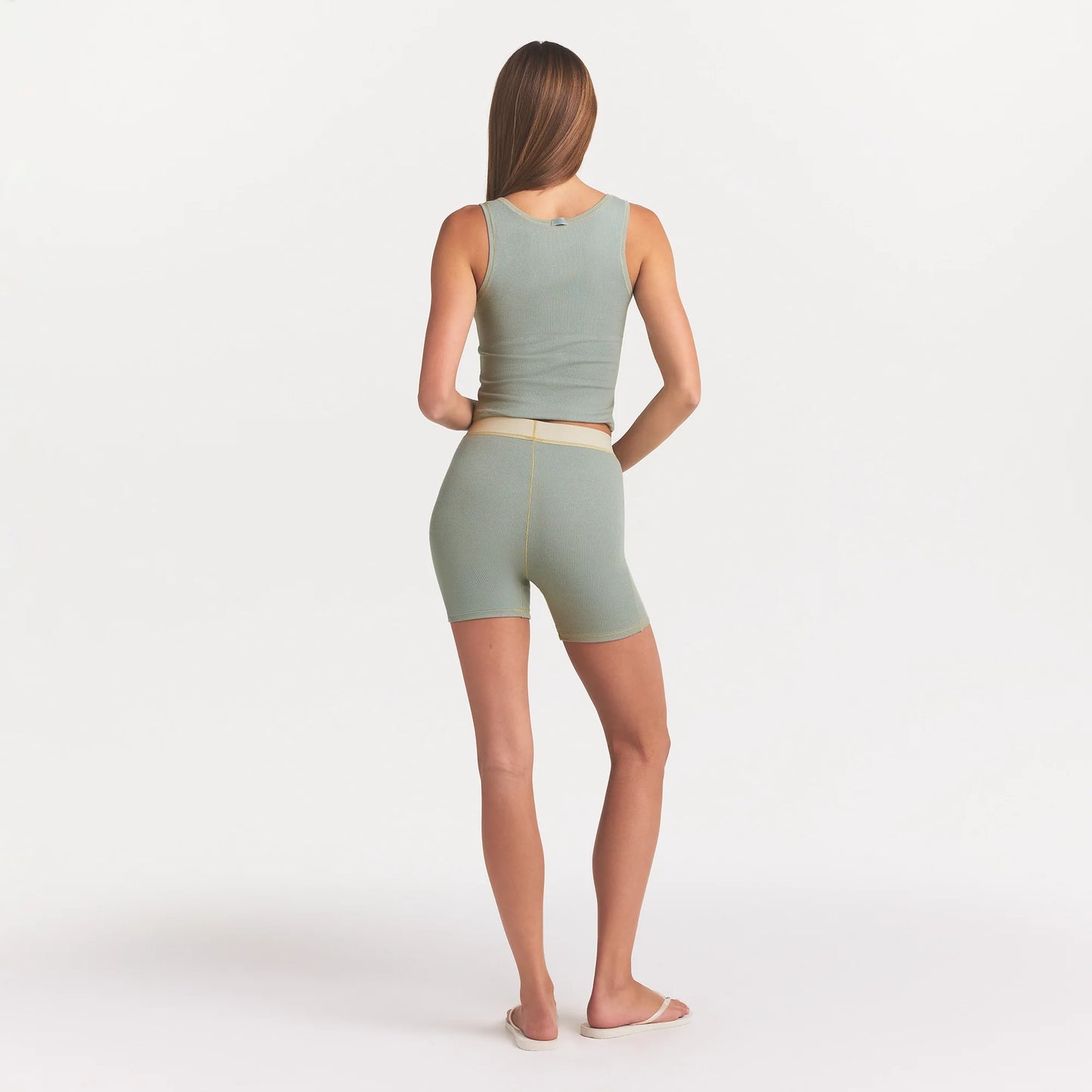 COTTON RIB BOXER | MINERAL