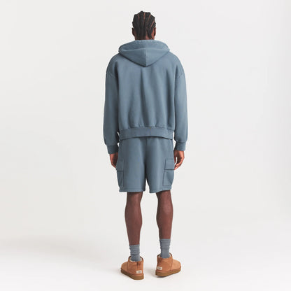 HEAVYWEIGHT FLEECE ZIP UP HOODIE | KYANITE