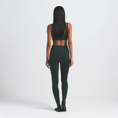 NikeSKIMS MATTE FOOTSIE GRIP LEGGING | DARK TEAL