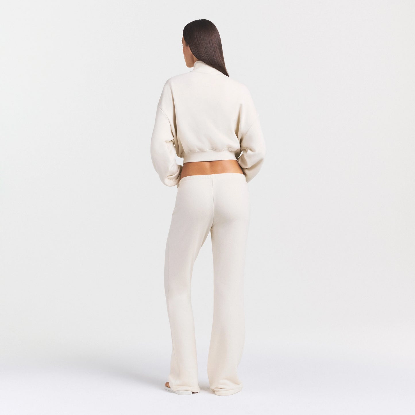 DRAPEY FRENCH TERRY STRAIGHT LEG PANT | BUFF