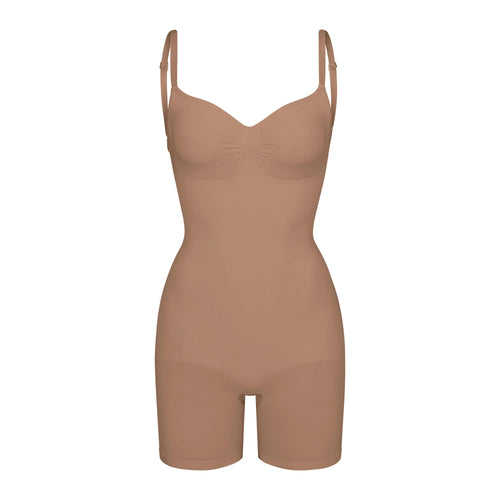 SEAMLESS SCULPT LOW BACK MID THIGH BODYSUIT | SIENNA
