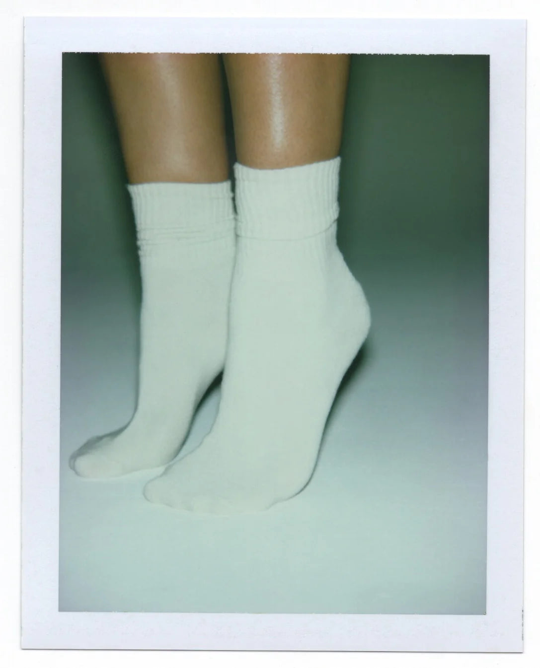 RIBBED CREW SOCK | BONE