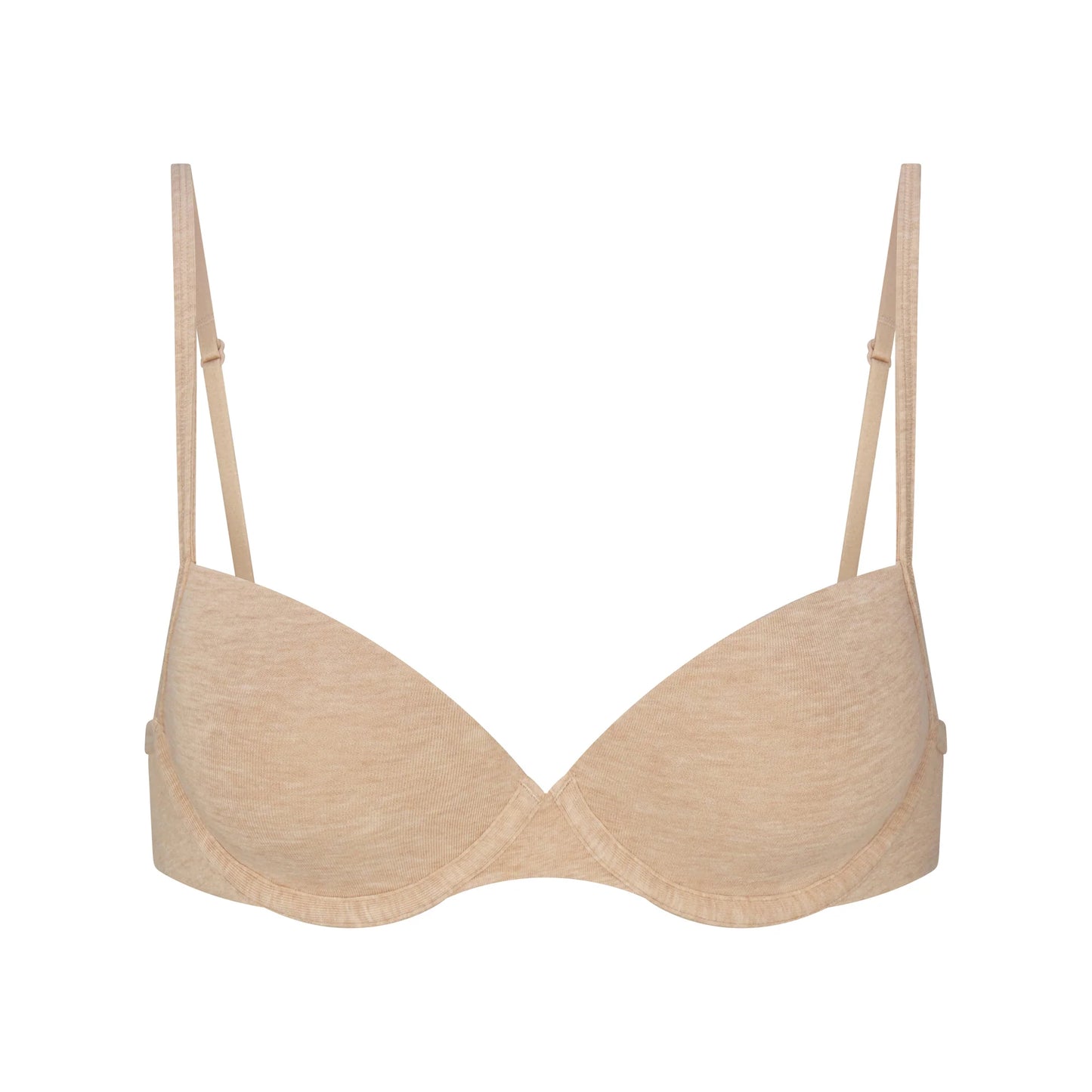 EVERYDAY COTTON T-SHIRT BRA | CLAY HEATHER