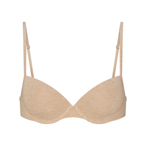 EVERYDAY COTTON T-SHIRT BRA | CLAY HEATHER