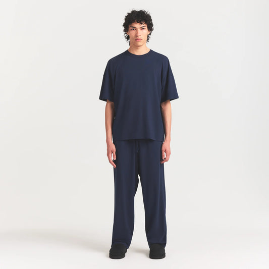JERSEY LOUNGE MENS RELAXED STRAIGHT LEG PANT | NAVY