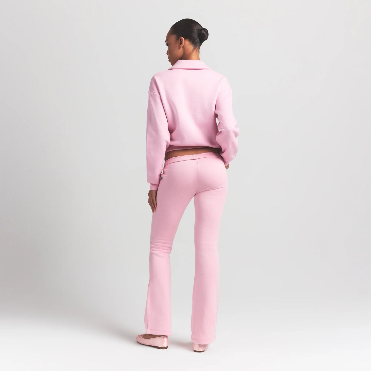 COTTON FLEECE POLO SWEATSHIRT | HALITE