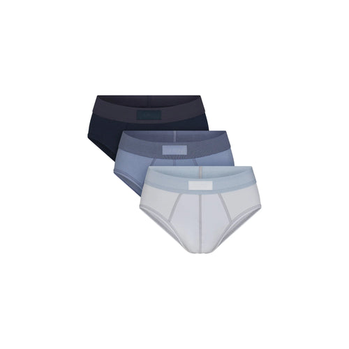 SKIMS COTTON MENS BRIEF 3-PACK | NIMBUS MULTI