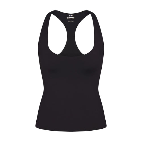 NikeSKIMS MATTE RACERBACK TANK | OBSIDIAN