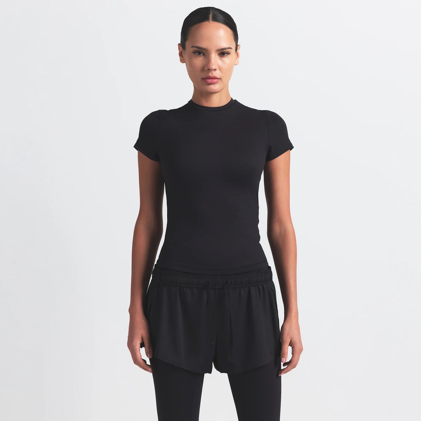 NikeSKIMS AIRY MINI SHORT | OBSIDIAN