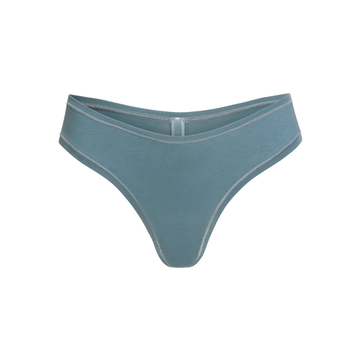 COTTON JERSEY DIPPED THONG | KYANITE
