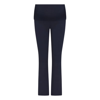 COTTON JERSEY MATERNITY FOLDOVER PANT | NAVY