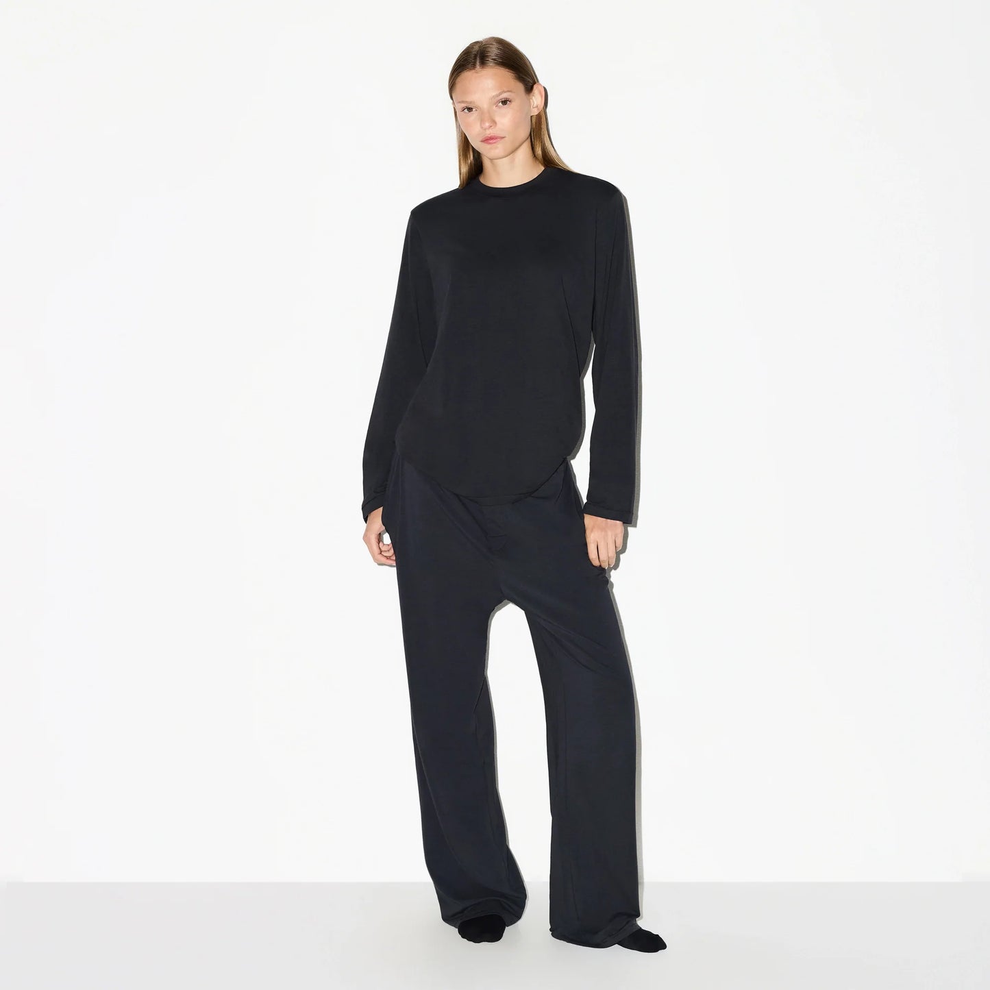 BOYFRIEND LONG SLEEVE T-SHIRT | ONYX