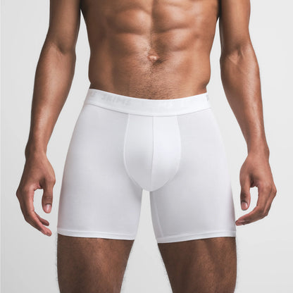 SKIMS STRETCH MENS 5" BOXER BRIEF | CHALK