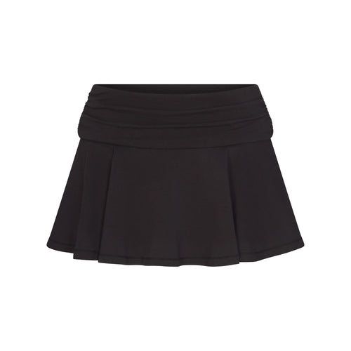COTTON JERSEY FOLDOVER MINI SKORT | SOOT