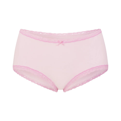 LIGHTWEIGHT COTTON LACE BOY SHORT | CHERRY BLOSSOM