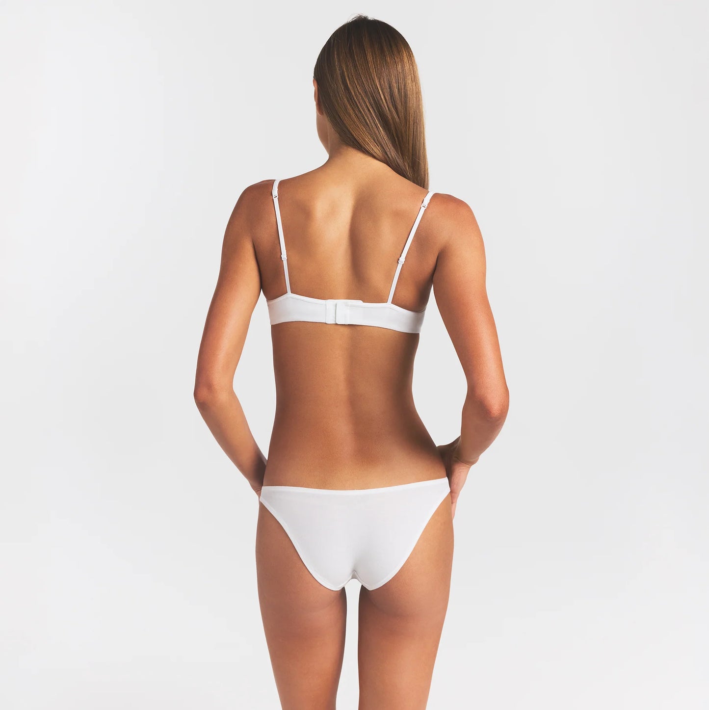EVERYDAY COTTON UNLINED DEMI BRA | SNOW
