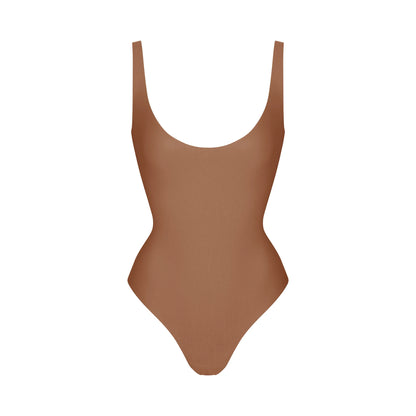 SKIMS BODY SCOOP LOW BACK THONG BODYSUIT | JASPER