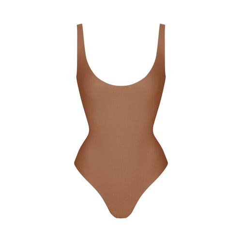 SKIMS BODY SCOOP LOW BACK THONG BODYSUIT | JASPER