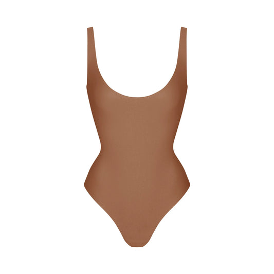 SKIMS BODY SCOOP LOW BACK THONG BODYSUIT | JASPER