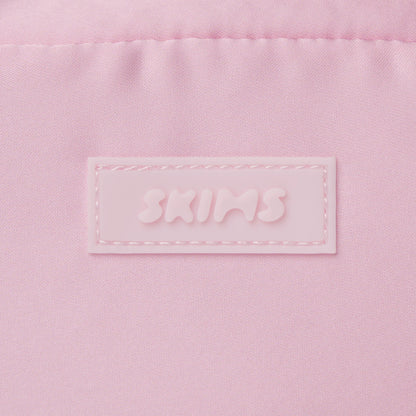 SKIMS ACCESSORIES SATIN MINI DUFFLE BAG | PEONY