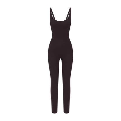 NikeSKIMS STUDIO STRETCH 29" ONE PIECE | DARK ROAST