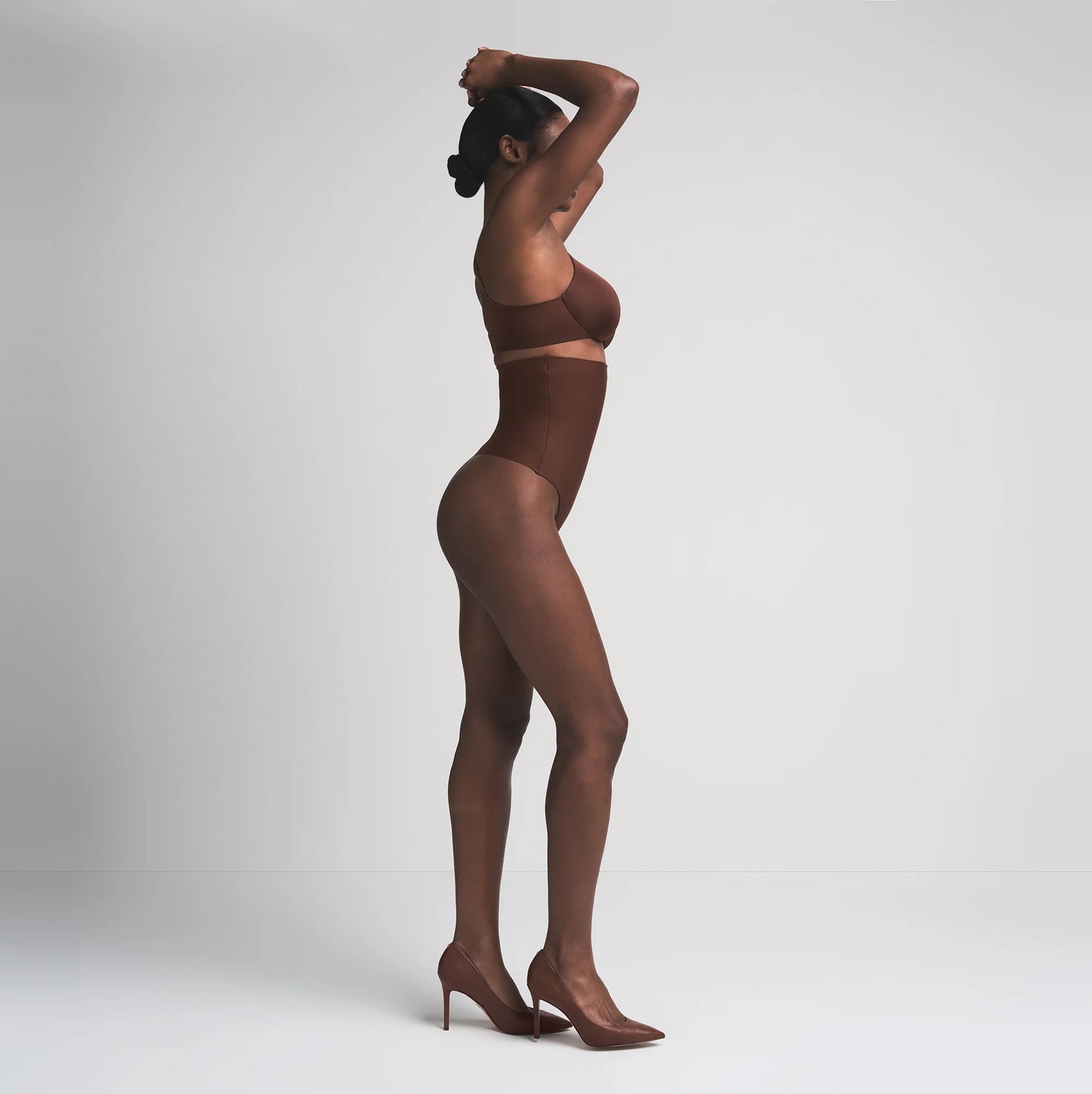 SKIMS BODY CORE SCULPT HIGH-WAISTED THONG | COCOA