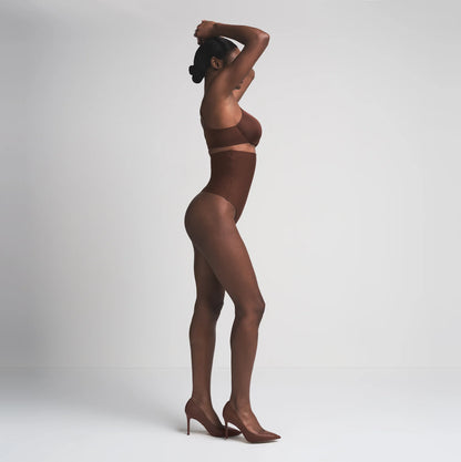 SKIMS BODY CORE SCULPT HIGH-WAISTED THONG | COCOA