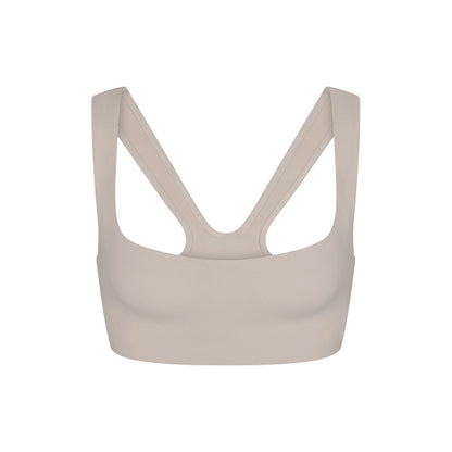 NikeSKIMS STUDIO STRETCH RACERBACK BRA | LINEN