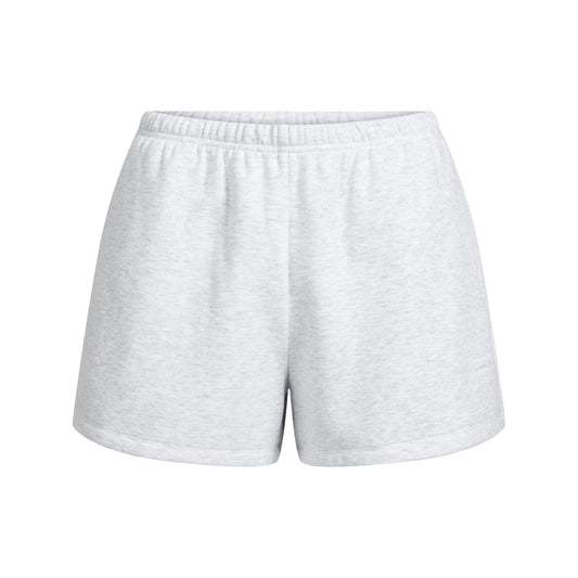 COTTON FLEECE CLASSIC SHORT | LIGHT HEATHER GREY