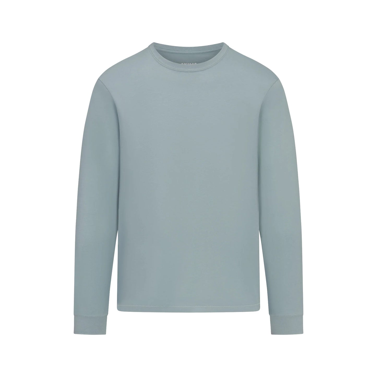 SKIMS COTTON MENS CLASSIC LONG SLEEVE T-SHIRT | SKY