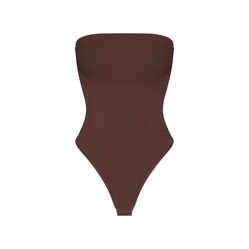 SMOOTH LAYERS STRAPLESS BODYSUIT | COCOA