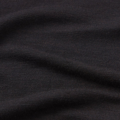SHEER KNIT RUFFLE DRESS | ONYX