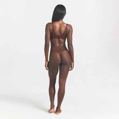 SMOOTHING INTIMATES HIGH-WAISTED THONG | COCOA
