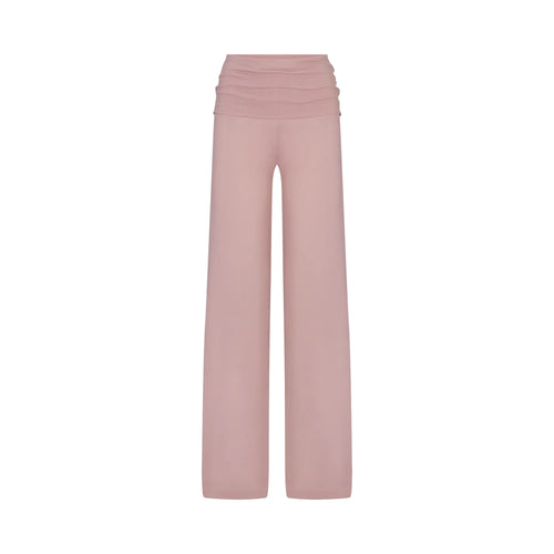 NikeSKIMS STRETCH KNIT FOLDOVER WIDE LEG PANT | HIMALAYAN